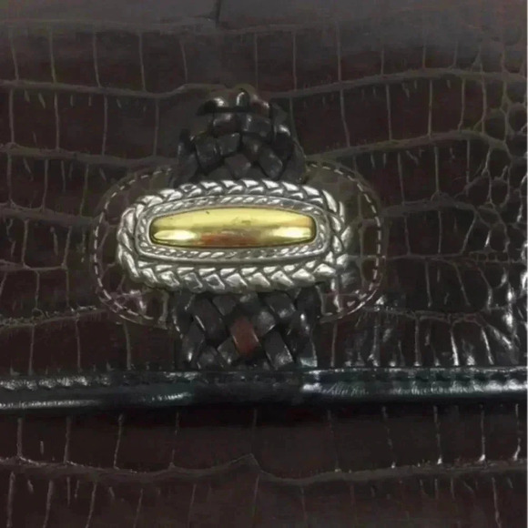 Brighton Small leather Bucket Crossbody Leather Purse - Picture 3 of 6